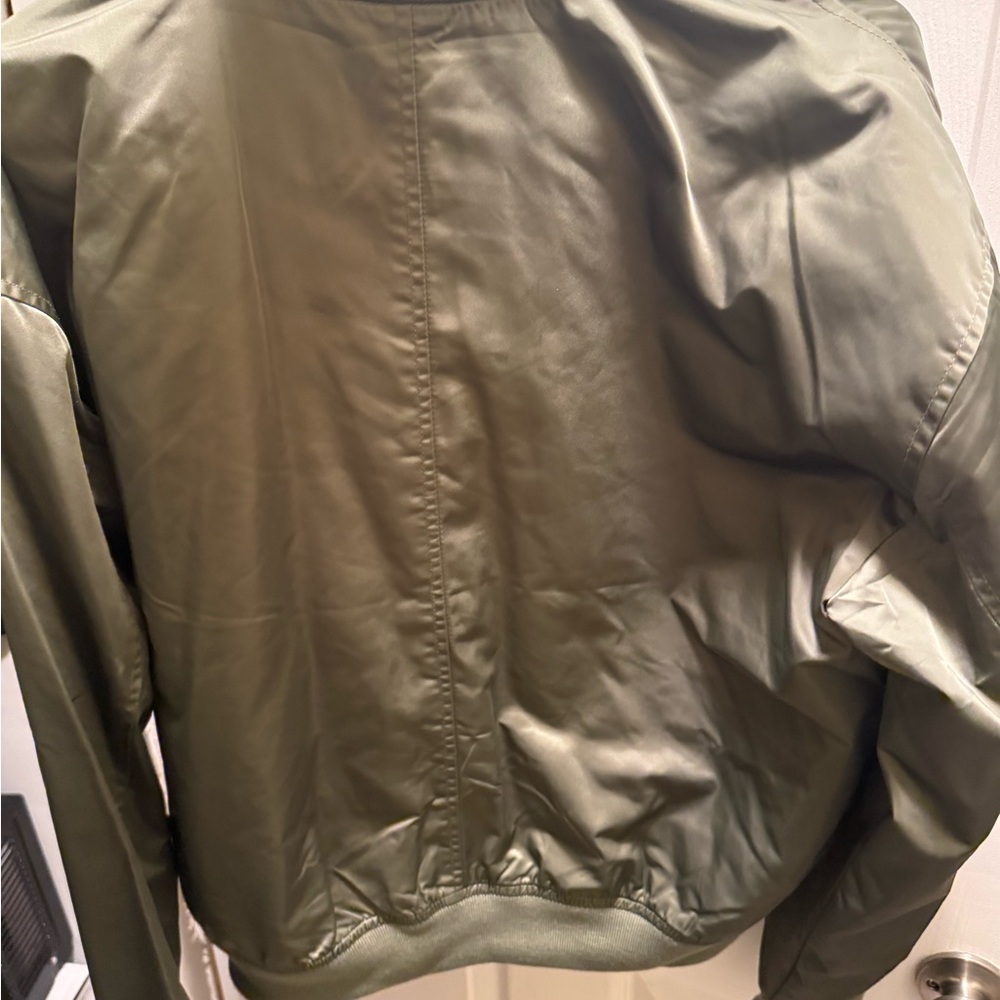 Hollister Olive Bomber Jacket